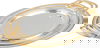 Alsaif Gallery Steel Tofry Set, 3 Pieces - Silver Gold product image 1