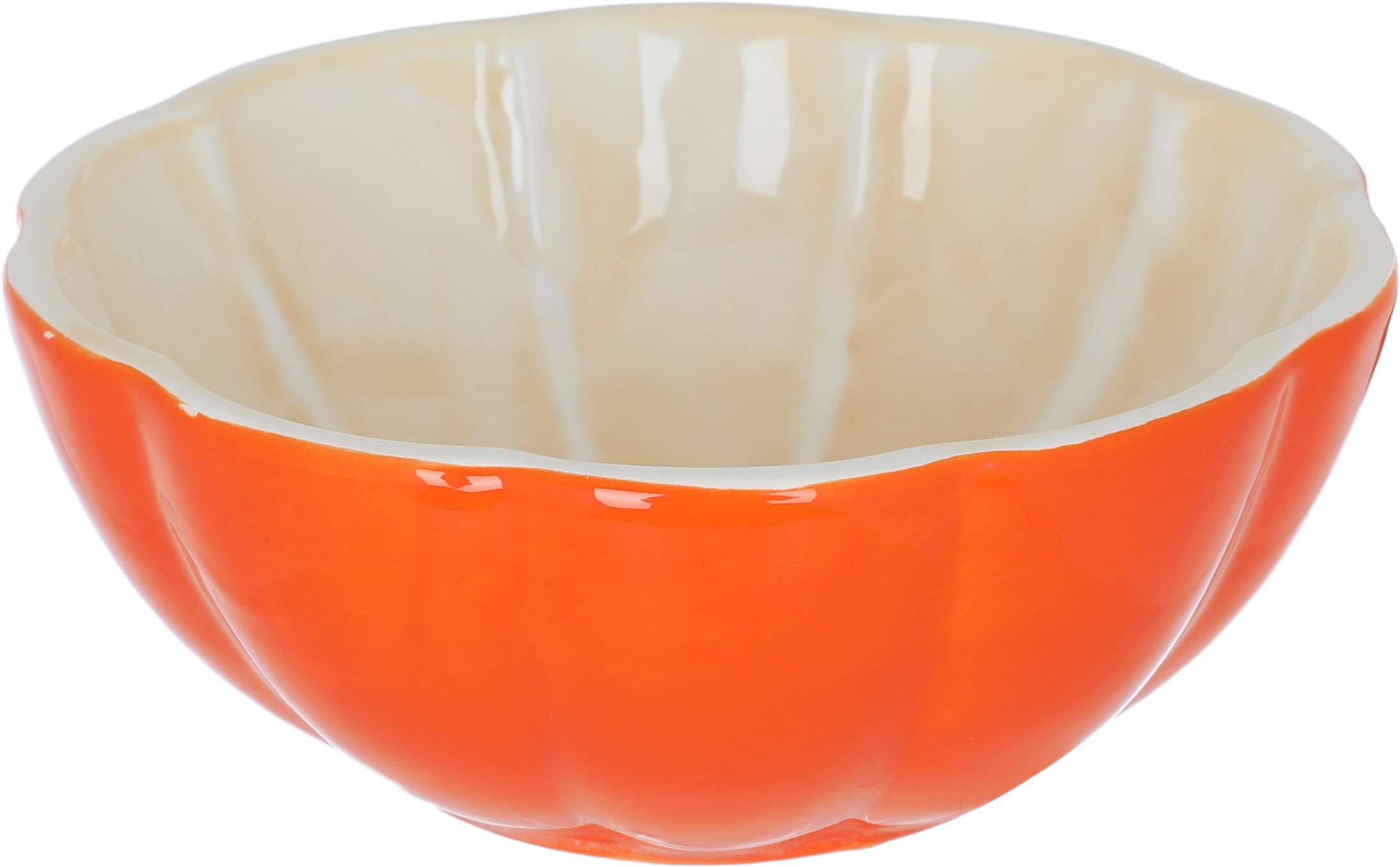 Al Saif Gallery Orange Shape Porcelain Sweet Plate, 12×12×5.4 - Orange product image