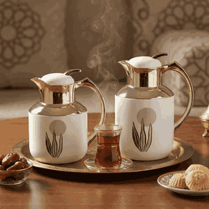 طقم ترامس فلوريا برو السيف غاليري، 1/0.5 لتر - ابيض ذهبي product image 2