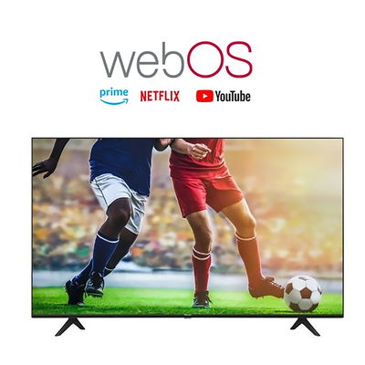 Nikai Frameless Smart TV, 65 inches, 4K, WebOS - Black product image 3