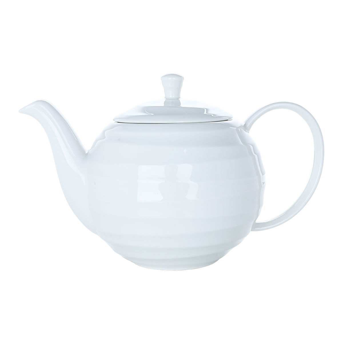 Al Saif Gallery Porcelain Teapot with Lid, 1 Liter, 15 cm - White product image