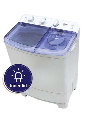 Arrow RO-12TTB Semi-Automatic Washing Machine, 12 kg, 7 kg Spin, 1600 RPM - White product image 2