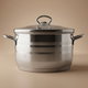 Safinox Stainless Steel Pot, 22 x 14 cm - Silver product image 1