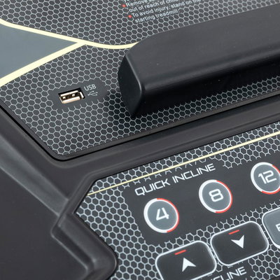 جهاز جري هيلثي كير، وزن 130 كجم، قوة 4 حصان، 80 برنامج، LED، 1-22 كم/ساعة، شاشة 7 بوصة، LCD - اسود product image 3