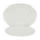 طقم سفرة بورسلان السيف غاليري، خط ذهبي، 60 قطعة - أبيض product image 6