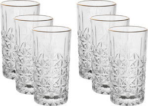 طقم كاسات زجاج السيف غاليري، 6 قطع - شفاف product image