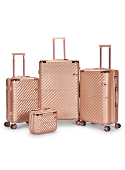 LIMRA Luggage Set, 4 Wheels, 6 Bags, Zipper Closure, 360° Rotating, WM-102 - Gold product image 6