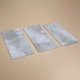 طقم مناشف قماش السيف غاليري، 3 قطع - أبيض product image 1