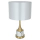 اباجورة استيل إديسون، 1 لمبة - ابيض ذهبي product image 2