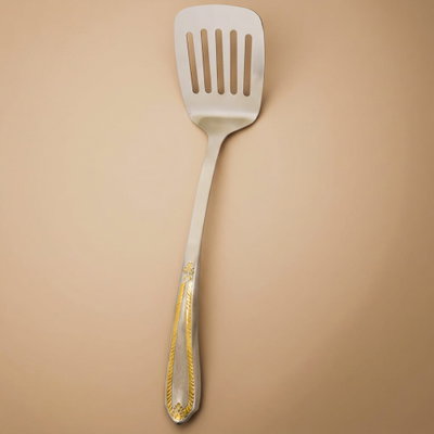 Al Saif Gallery steel dining spoon, gilded - silver product image 1
