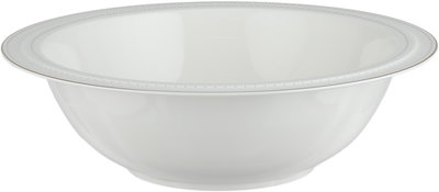 طقم تقديم سفرة بورسلان السيف غاليري، 166 قطعة، نقش فضي - أبيض product image 26