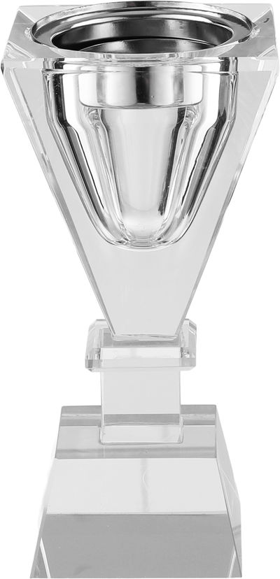 Al Saif Gallery Glass Incense Burner, 8.5x8.5x17 cm - Clear product image 2