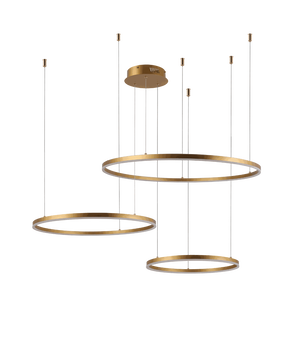 ثريا مودرن،3 أحجام مختلفة، 60 واط، ألومنيوم أكريليك - دهبي product image 2