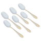 Al Saif Gallery Steel Spoons, 6 Pieces - Gold Engraved product image 1