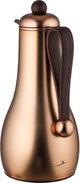 Al Saif Gallery Gheem Thermos Set, 2 Pieces, 1/1 Liter, Glass Inner Container, Wooden Handle - Copper product image 3