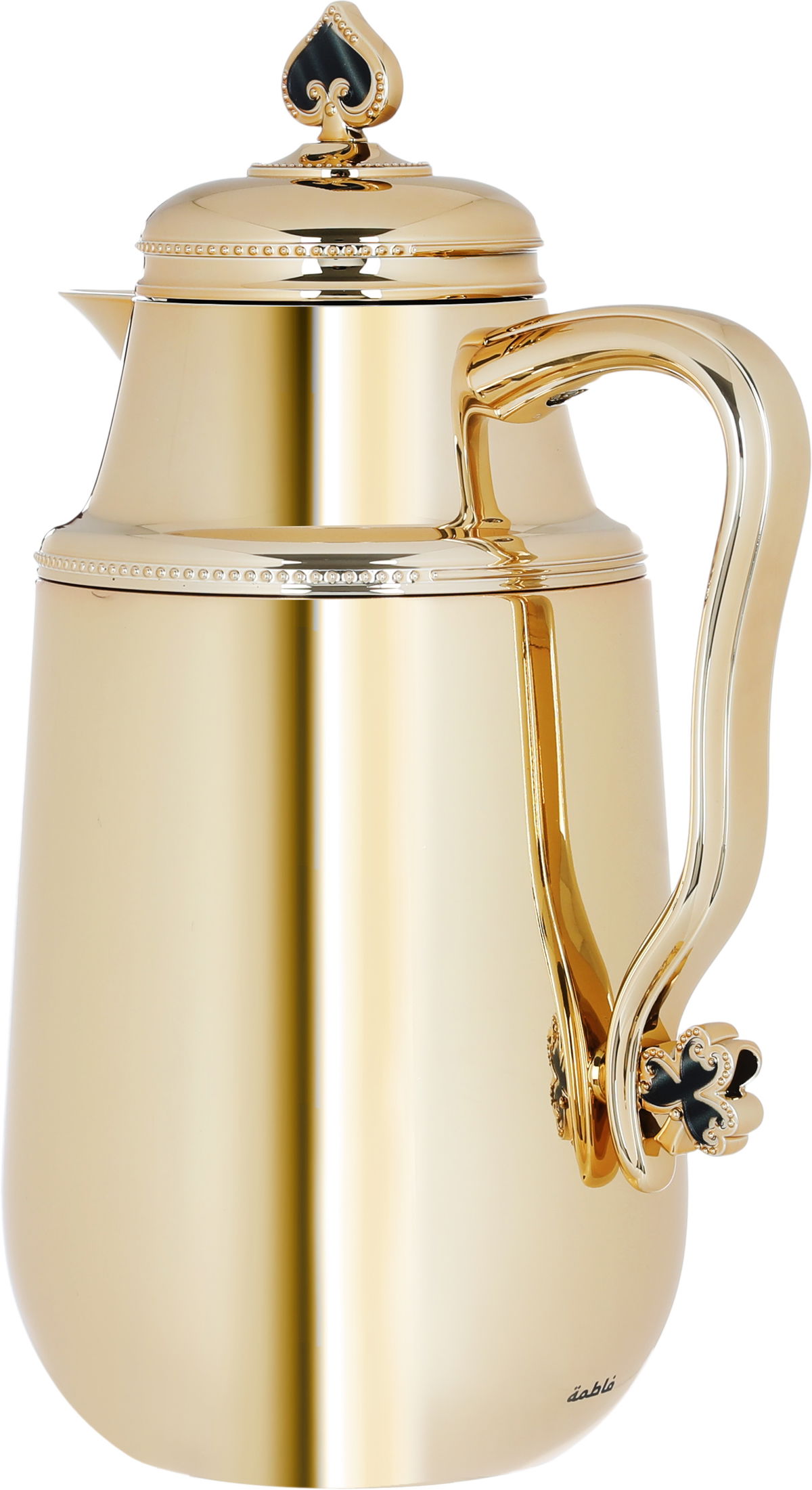 Al Saif Gallery Fatima Steel thermos Set, 1 - 0.7 L, 2 Pieces - Gold product image 4