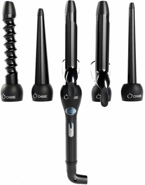 Cherry & Berry Curling Iron Set, 5 Pieces, Temperature Range 180°C to 230°C, CB-C01 - Black product image 2