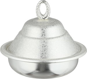 طقم تمرية ستانلس استيل السيف غاليري، 15.7x15.7x9.7 سم، 2 قطع - فضي product image 2