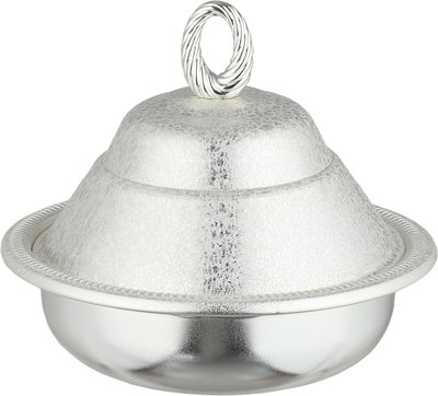 طقم تمرية ستانلس استيل السيف غاليري، 15.7x15.7x9.7 سم، 2 قطع - فضي product image 2