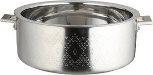 حافظة طعام هندي ستانلس استيل السيف غاليري، 3 لتر - فضي مطفي product image 2