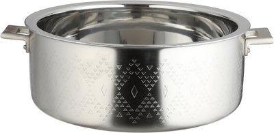 حافظة طعام هندي ستانلس استيل السيف غاليري، 3 لتر - فضي مطفي product image 2