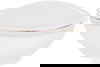 Alsaif Gallery Porcelain Dinner Set, 166 Pieces, Gold Engraving - White product image 10