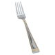 Al Saif Gallery steel tea spoon set, engraved with golden script, 6 pieces - silver product image 1