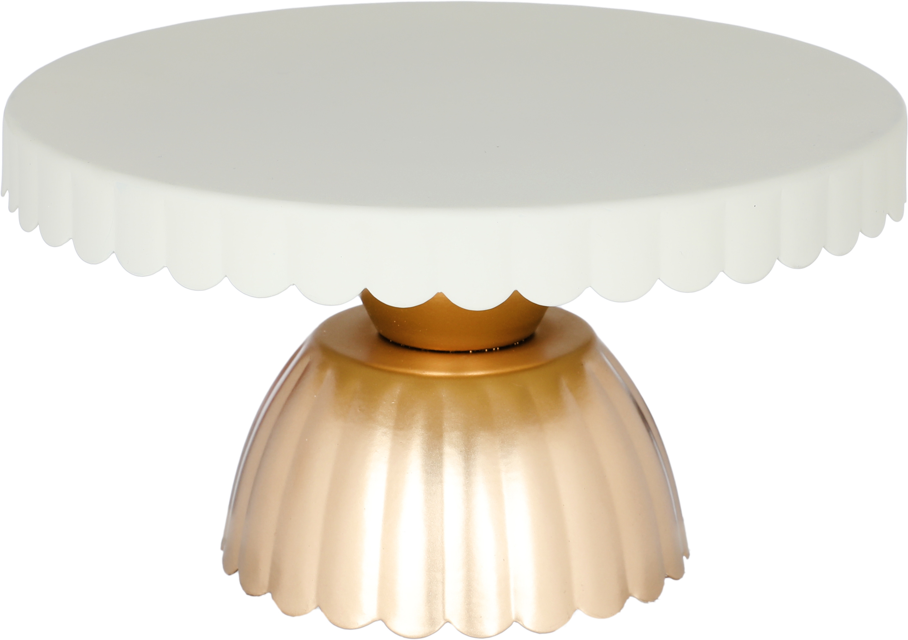 Al Saif Gallery steel cake stand, 20 x 20 x 10 cm - beige product image 1