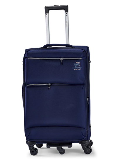 طقم شنط سفر قماش ليمرا، 3 مقاسات، 4 عجلات، حركة بزاوية 360 درجة، LMA-1003-2 - ازرق product image 3