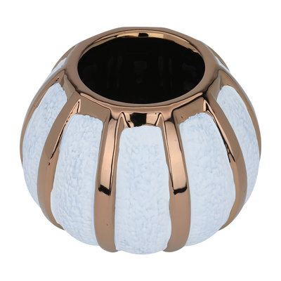 تحفة زينة بورسلان أوشن هوم، 16×16×10 سم، دائري - أبيض بني product image 2