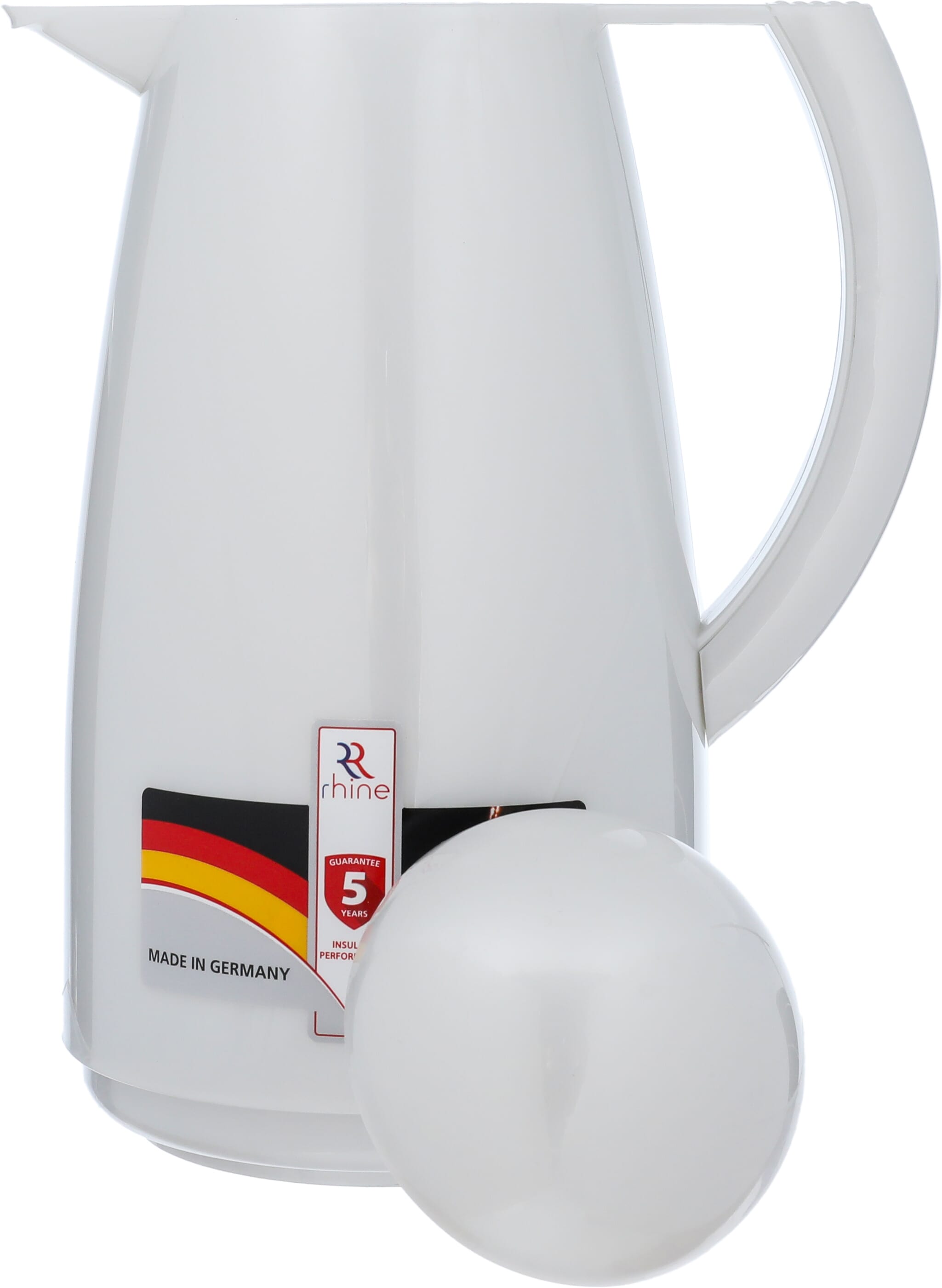 Alrhine Marcotec thermos, 1 liter, glass inner container, plastic outer shell - silver product image 4