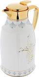 Al Saif GalleryTawoos thermos set, 1/1.3 liter, thermal glass inner container, steel outer shell - pearl product image 5