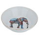 Al saif Gallery Porcelain Serving Dish, 24 cm, Elephant Pattern - White product image 2
