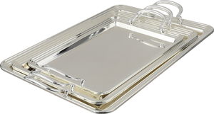 طقم طوفريات استيل السيف غاليري، 3 قطع، يد ذهبي - فضي product image