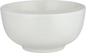 Trust Porcelain Dinnerware Set, 24 Pieces, Embossed - White product image 2