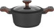Robust Granite and Aluminum Cookware Set with Glass Lid, 9 Pieces - Black product image 6