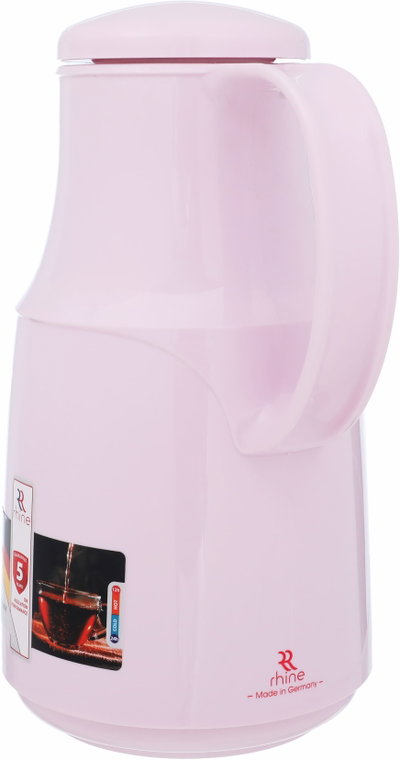 Alrhine Marcotec Thermos, 1 liter, glass inner container, plastic outer shell - pink product image 3