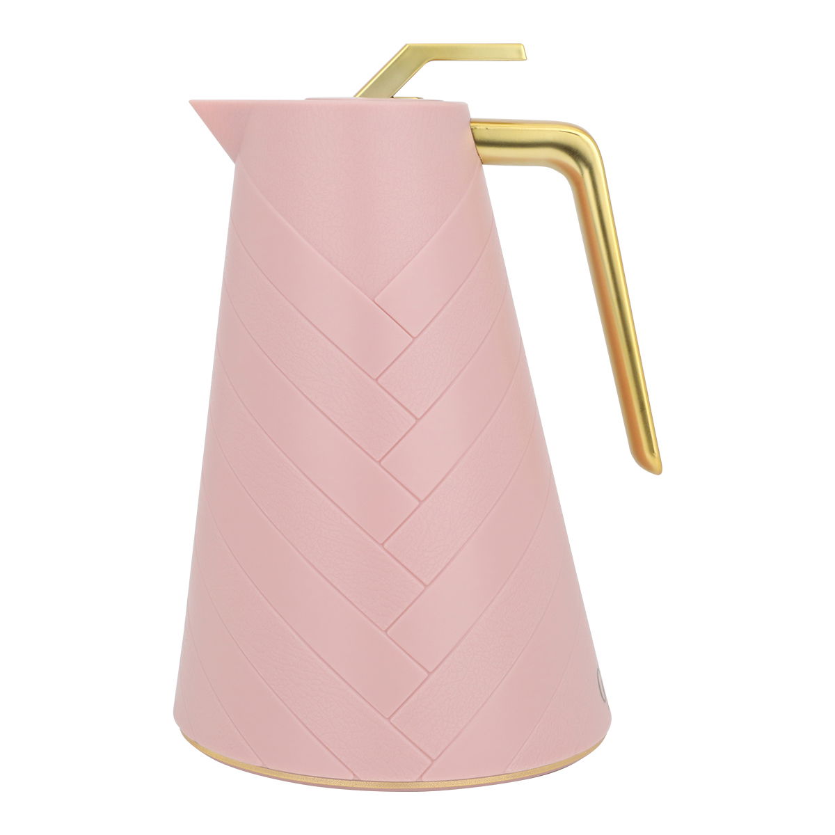 Glory Thermos, 1 liter, glass inner container, plastic outer shell - dark pink product image 1
