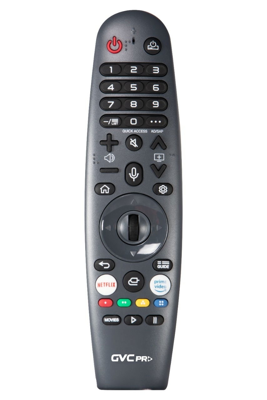 تلفزيون LED سمارت جي في سي برو، 50 بوصة، 4K UHD، رسيفر مدمج، ويب أو أس، ريموت سحري، GVC-50WS7100 - اسود مع حامل هدية product image 3