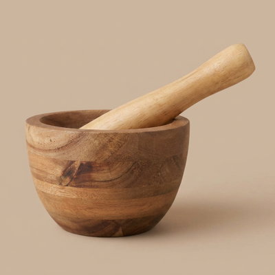 نجر ثوم خشب السيف غاليري، 12×8 سم - بني product image 1
