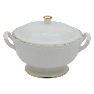 طقم سفرة بورسلان السيف غاليري، 66 قطعة - أبيض product image 17