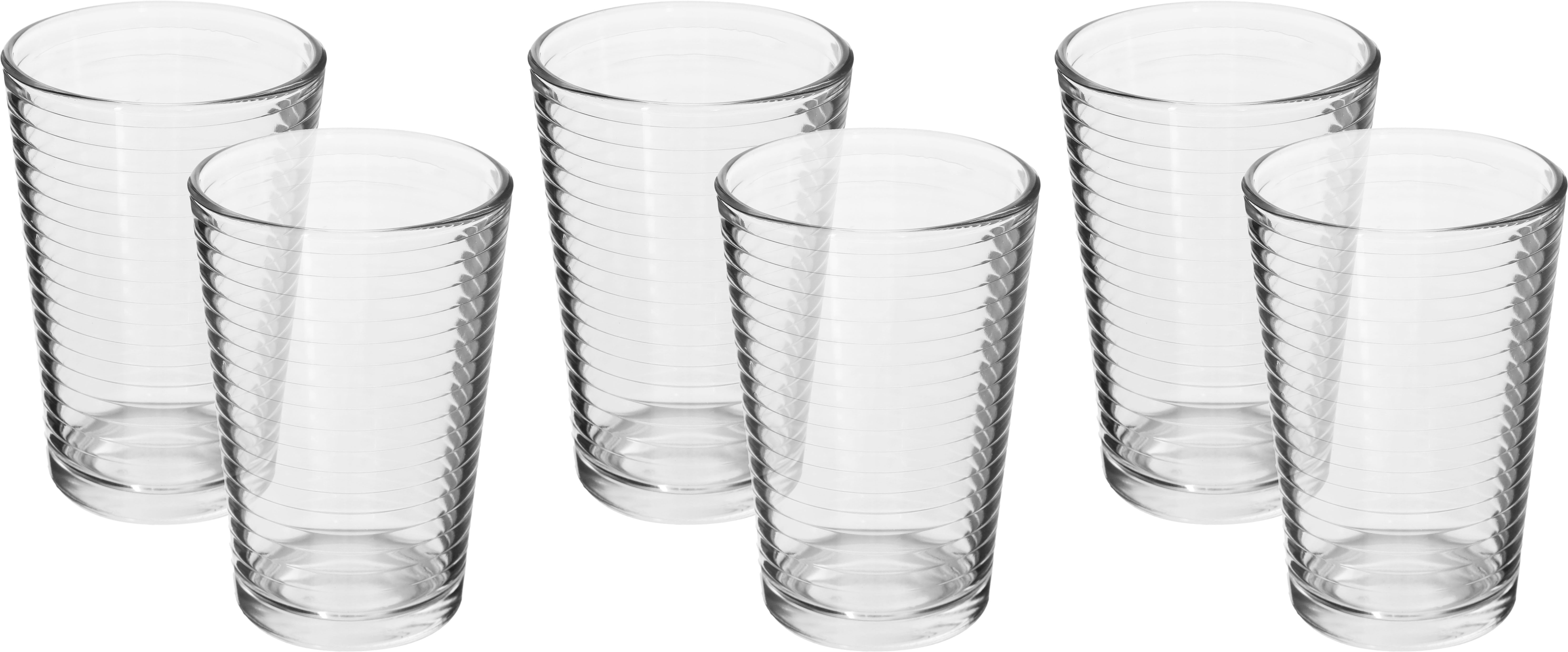 Pasabahce Glass Cups Set, 0.25 L, 6 Pieces - Clear product image 1