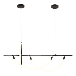 Norco Modern Aluminum Acrylic Chandelier, 24W, 3000K, 150x120cm - Black product image 2