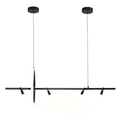 Norco Modern Aluminum Acrylic Chandelier, 24W, 3000K, 150x120cm - Black product image 2