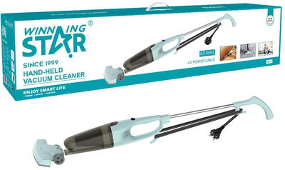 مكنسة كهربائية محمولة ويننجستار، 800 مل، 400 واط، مزودة بفلتر HEPA، ST-5050 - تركواز product image 2
