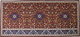 سجاده إخلاص شكل مستطيل، 1.20×4.75 سم، صنع آلياً - احمر ازرق product image 1