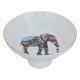 Al Saif Gallery porcelain serving stand, 24 cm, elephant pattern, with base - white product image 2