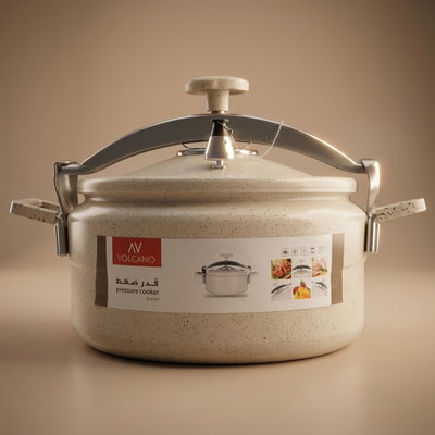 قدر ضغط المنيوم فولكانو السيف غاليري، 15 لتر - فضي product image 1