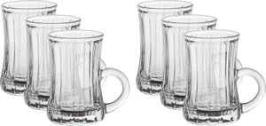  طقم بيالات زجاج السيف غاليري ماكس، نقش، 6 قطع - شفاف  product image