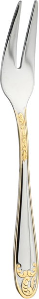 طقم شنطة ملاعق ستانلس استيل، 72 قطعة - فضي بذهبي product image 7